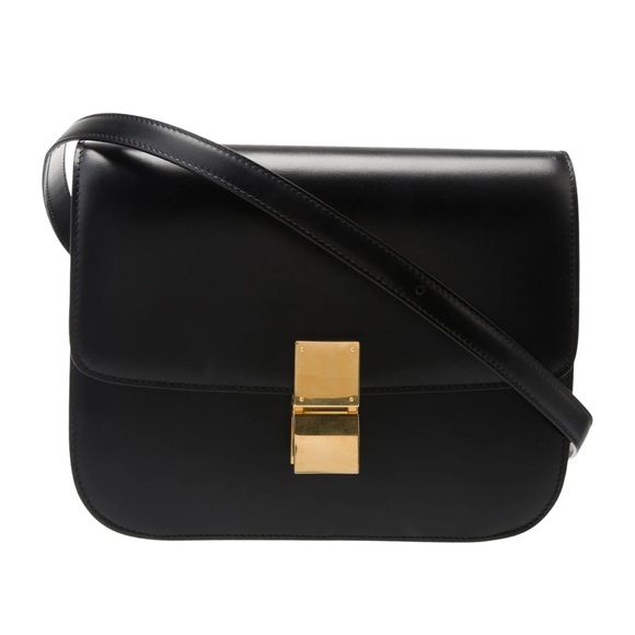 CELINE CLASSIC BOX BLACK MEDIUM - Picture 1 of 10